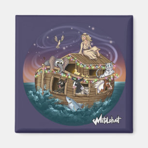 Metalphant Wilbur & Noah-ery's Ark Magnet