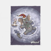 Metalphant Wilbur Snow Angels Fleece Blanket (Vorderseite)