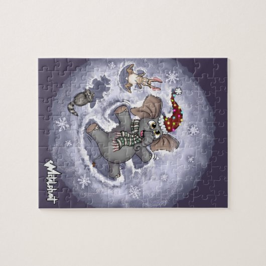 Metalphant Wilbur Snow Angels Puzzle (Horizontal)
