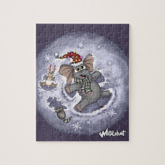 Metalphant Wilbur Snow Angels Puzzle (Vertikal)