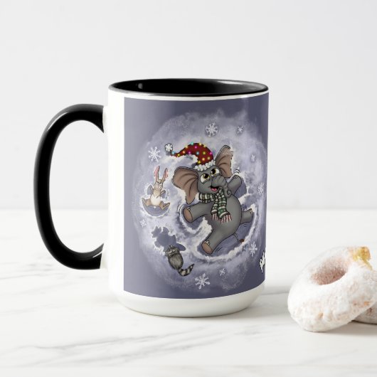 Metalphant Wilbur Snow Angels Tasse (Mit Donut)