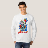 Metalphant Winter Holiday Erwachsene Long Sleeve T-Shirt (Vorne ganz)