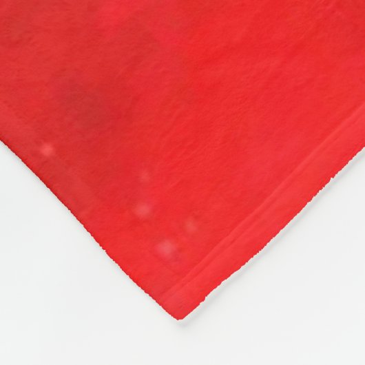 Metalphant Winter Holiday Fleece Blanket (rot) (Ecke)