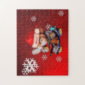 Metalphant Winter Holiday Puzzle (rot) (Vertikal)