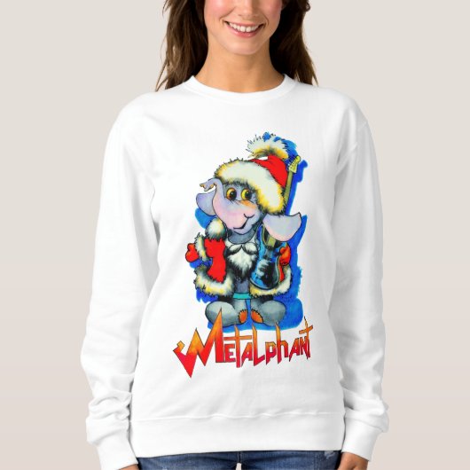 Metalphant Winter Holiday Women's Sweatshirt (Vorderseite)
