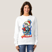 Metalphant Winter Holiday Women's Sweatshirt (Vorne ganz)