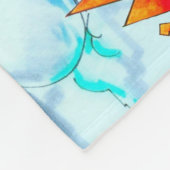 Metalphant Winterszene Fleece Blanket (Ecke)