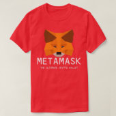 MetaMask for Secure Crypto digitale Brieftasche fü T-Shirt (Design vorne)