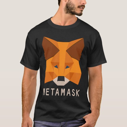 MetaMask Fox Secure Crypto Wallet Altcoin Token E T-Shirt (Vorderseite)