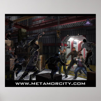 Metamor City: Das geschnitten Poster (mit Logo)