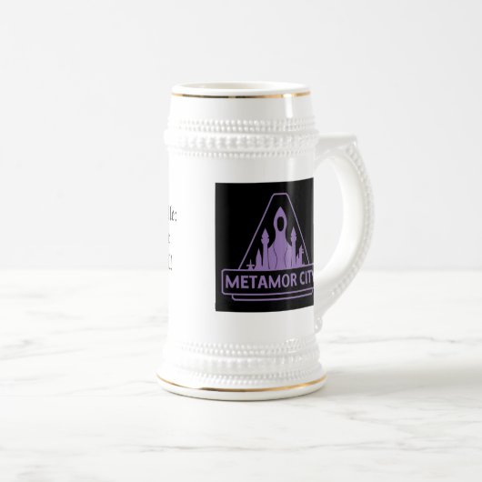 Metamor Stout Ale Stein Bierglas (VorderseiteRechts)