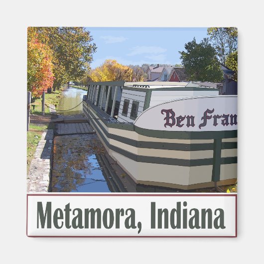 Metamora Indiana Magnet (Vorne)