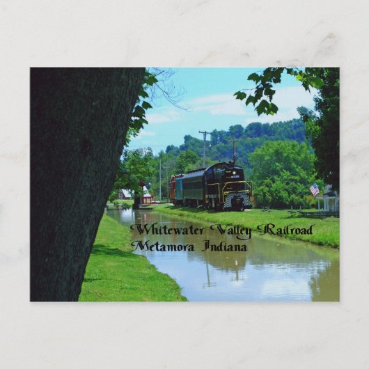 Metamora Indiana Postkarte (Vorderseite)