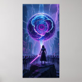 Metamorfosis SciFi Poster - Futuristischer Krieger (Vorne)