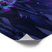 Metamorfosis SciFi Poster - Futuristischer Krieger (Ecke)