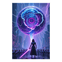 Metamorfosis SciFi Poster - Futuristischer Krieger