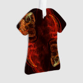 Metamorphose Abstrakt Art Akryllisches Shirt Ornament (Vorderseite)