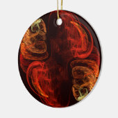 Metamorphose Abstrakt Art Circle Ornament (Links)