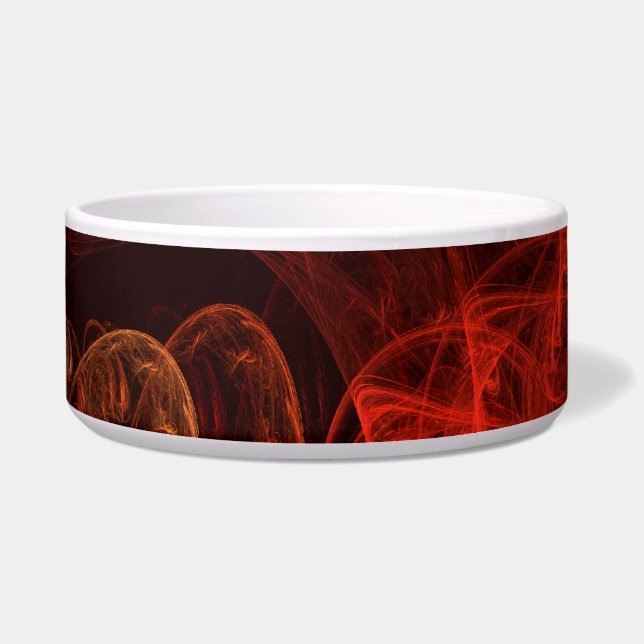 Metamorphose Abstrakt Art Dog Bowl Napf (Vorderseite)
