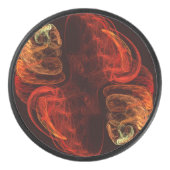 Metamorphose Abstrakt Art Eishockey Puck (Vorderseite)