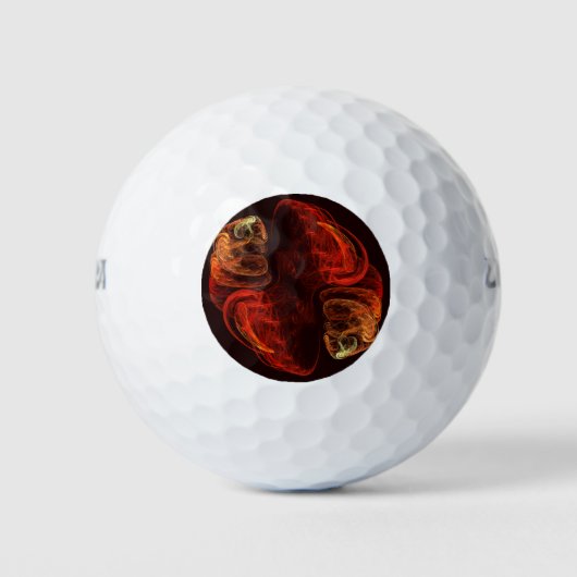 Metamorphose Abstrakt Art Golfball (Vorderseite)
