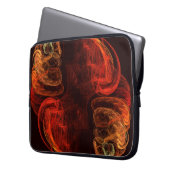 Metamorphose Abstrakt Art Laptop-Sieb Laptopschutzhülle (Vorderseite Links)