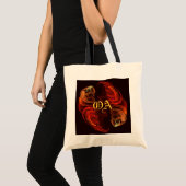 Metamorphose Abstrakt Art Monogram Bag Tragetasche (Vorderseite (Produkt))