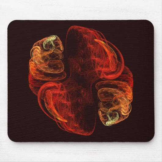 Metamorphose Abstrakt Art Mousepad (Vorne)