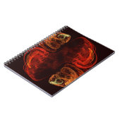 Metamorphose Abstrakt Art Notebook Notizblock (Linke Seite)