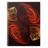 Metamorphose Abstrakt Art Notebook Notizblock (Vorderseite)