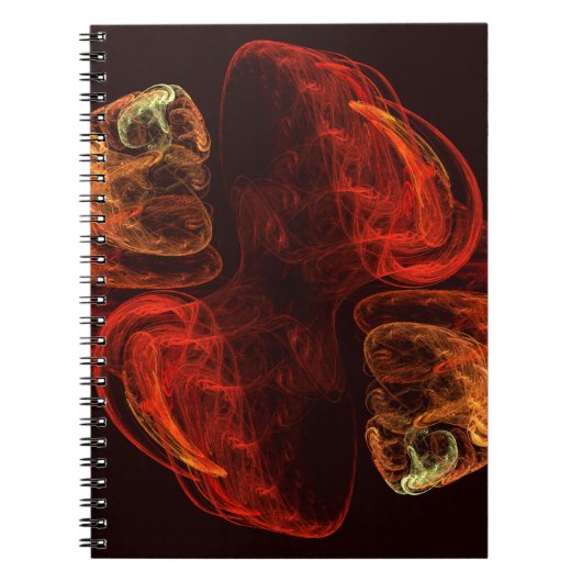 Metamorphose Abstrakt Art Notebook Notizblock (Vorderseite)