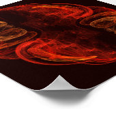 Metamorphose Abstrakt Art Poster (Ecke)