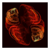 Metamorphose Abstrakt Art Poster (Vorderseite)