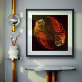 Metamorphose Abstrakt Art Poster