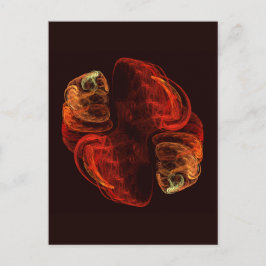 Metamorphose Abstrakt Art Postkarte