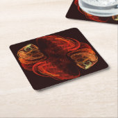 Metamorphose Abstrakt Art Rechteckiger Pappuntersetzer (angewinkelt)