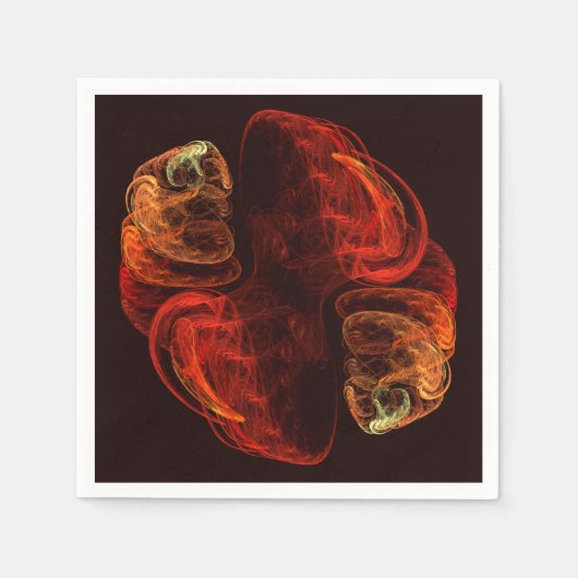 Metamorphose Abstrakt Art Serviette (Vorderseite)