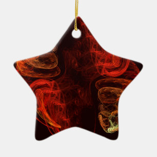 Metamorphose Abstrakt Art-Star Keramik Ornament