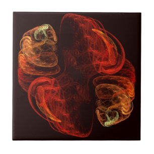 Metamorphose Abstrakt Art Tile Fliese