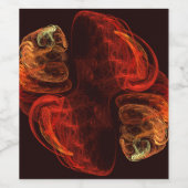 Metamorphose Abstrakt Art Weinetikett (Einzelnes Label)