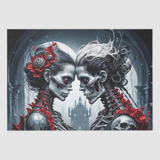 Metamorphose - Decoupage - Seidenpapier (Vorderseite)