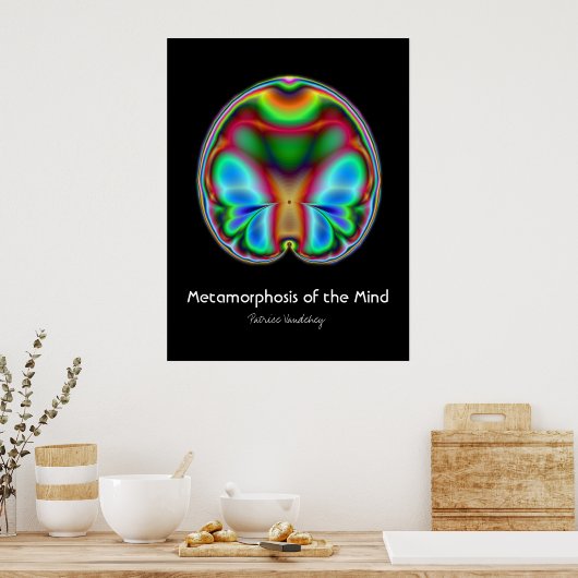 Metamorphose der Printmedien der Geisteskunst Poster (Küche)