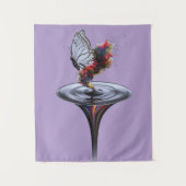 Metamorphose Inspiriertes persönliches Wachstumsde Wandteppich (Vorderseite)