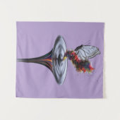 Metamorphose Inspiriertes persönliches Wachstumsde Wandteppich (Vorderseite (Horizontal))