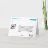 Metamorphose - Kinder Kunst für das CHOC Dankeskarte (Rückseite)