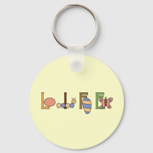 Metamorphose Leben eines Schmetterlings Schlüsselanhänger