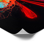 Metamorphose - Leben mit Krebs. Acryldruck Poster (Ecke)