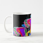 Metamorphose Lila Design Monogram-Tasse Kaffeetasse (Links)