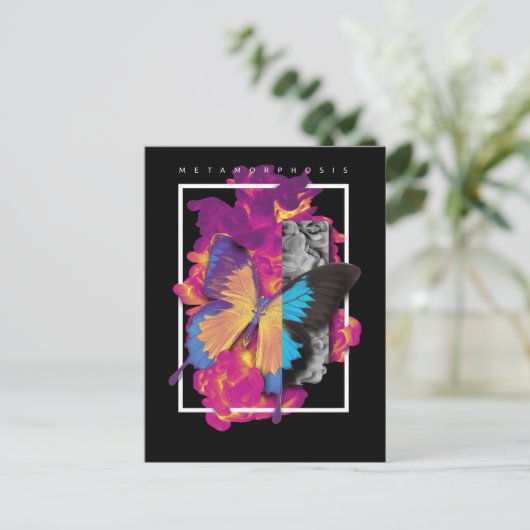 Metamorphose Postkarte (Stehend Vorderseite)