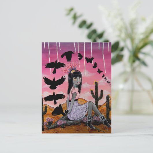 Metamorphose Postkarte (Stehend Vorderseite)